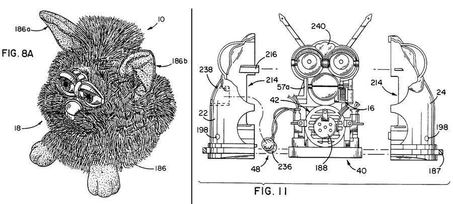 Furby patent diagrams